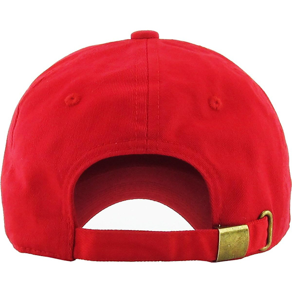 Klassisk lavprofil bomullshatt for menn og kvinner Baseball Cap Dad Hat Adj