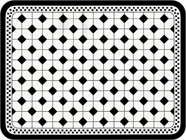 (30x40 cm) Oppvaskmatte, absorberende oppvaskmatte, hurtig tørking