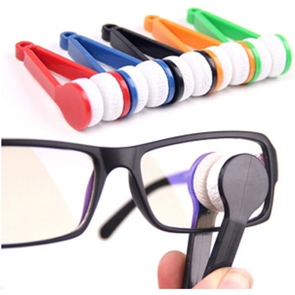 5 stk Mini Solbriller Briller Microfiber Briller Cleaner Soft Brus