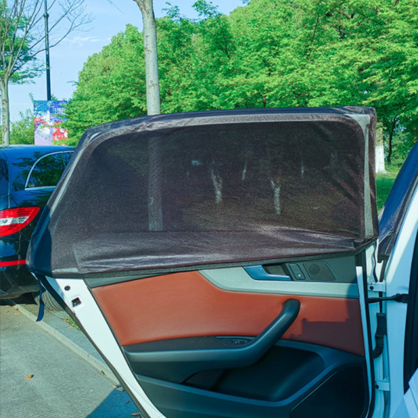 Bil främre grind Fönsterskydd för Baby - LYUNIT 2 Pack Car Side Su