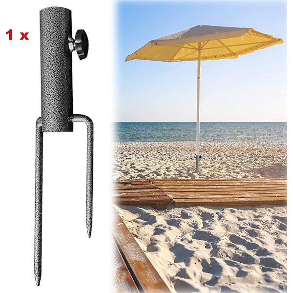 Paraply Jordspyd Pæl Paraply Strandparaply Sand Anker Umb