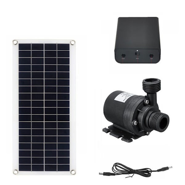 50w 800l/h vandpumpe drevet af solpanel