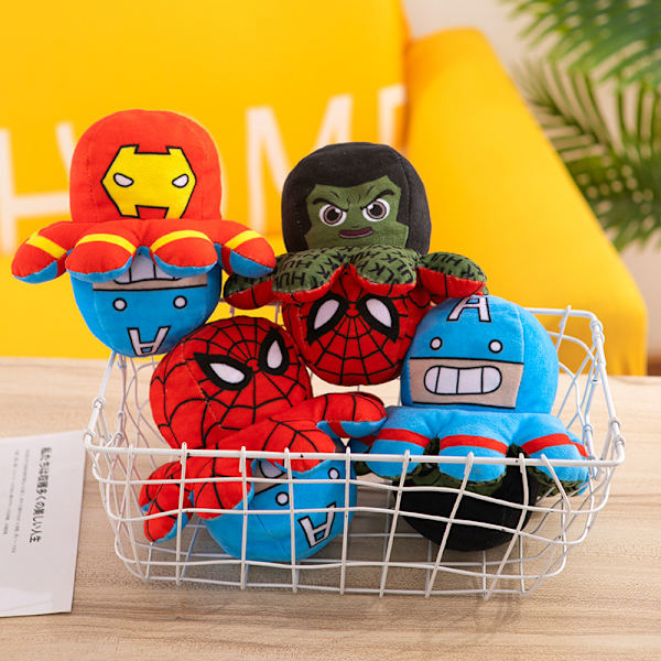 20cm Flip Octopus Avengers Plys Legetøj(Hulk Spiderman)