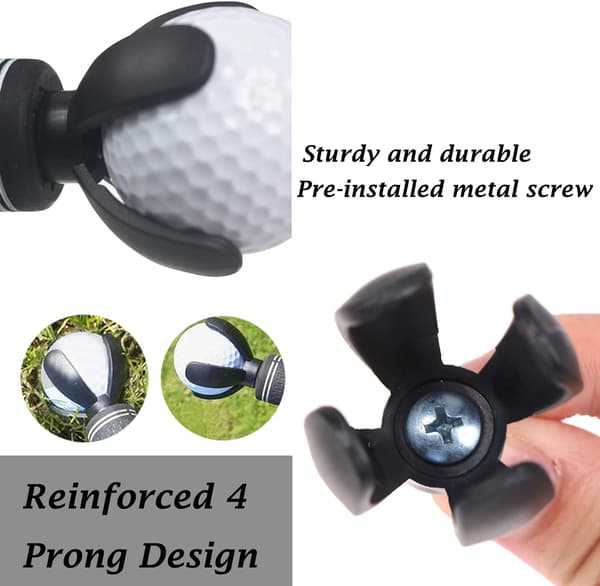 6 stk. Golfbold Pick Up Retriever Claw Sucker Tool