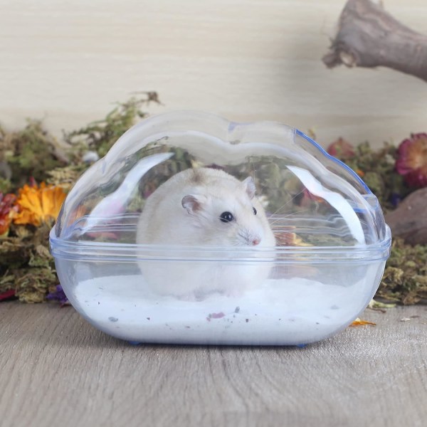 Hamster Sandbad, Hamster Sandbad Sandkasten Toilette mit