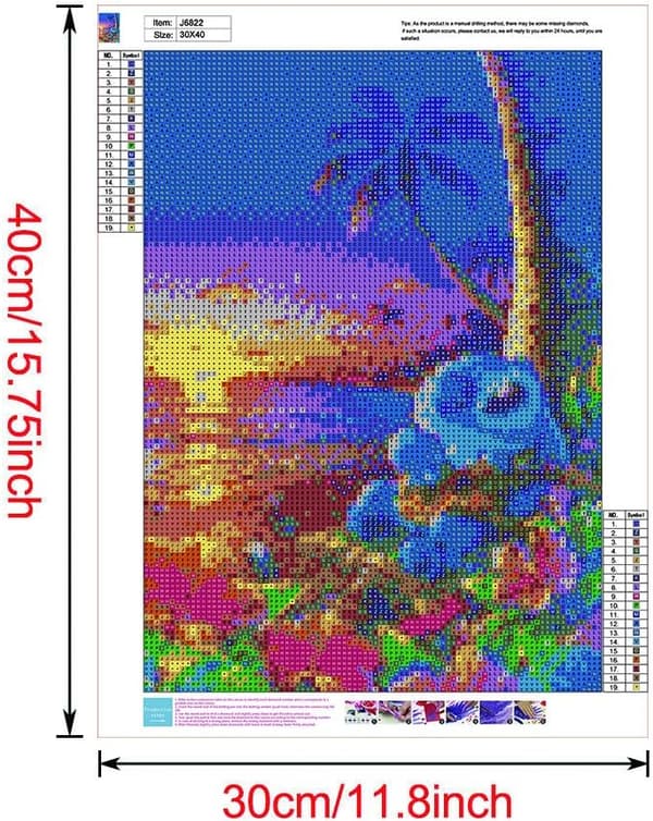 30*40CM DIY digitaalinen maalaussarja 5D timantti, kristallistrassi