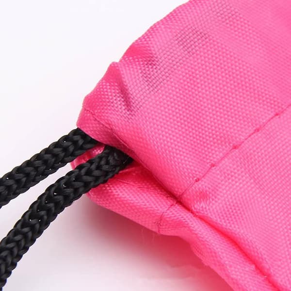 5 stk. snørepose 210d polyester reb pose træk nylon pose