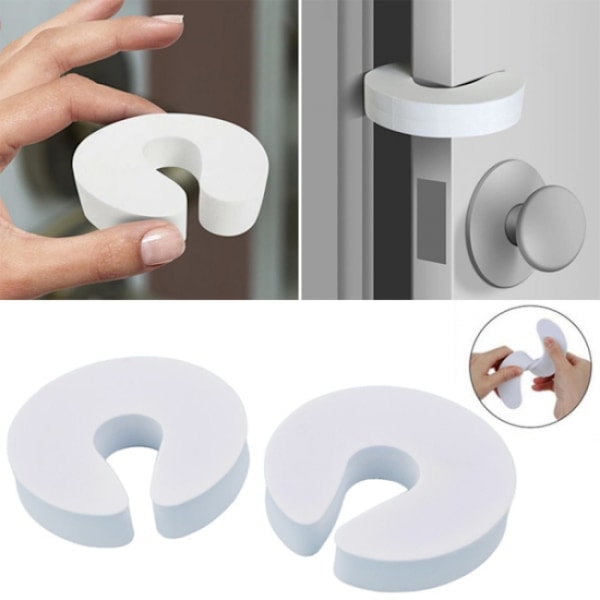 4-pack - Dörrstopp för barn / Klämskydd - Barnsäkerhet