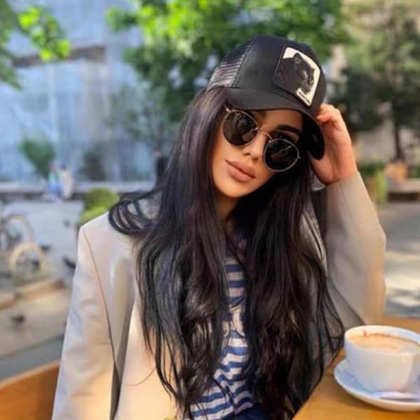 Rea Animal Baseball Cap Solskydd Mesh Broderad Trucker Hat P