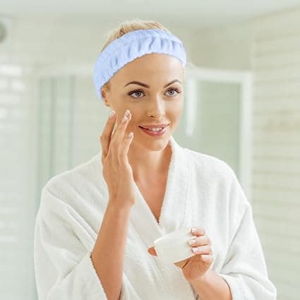 1 stk Spa Hodebånd for Håndledd og Ansiktsvask, Ansiktsmakeup, Mikrofib