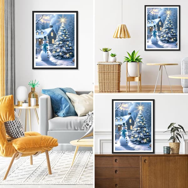 30*40CM Julgran Full 5D Diamantmålning, Diamantmålning