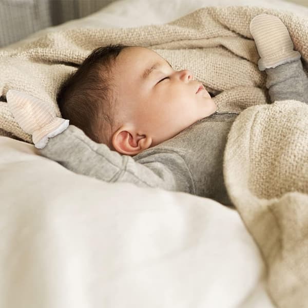 (0 til 6 måneder) 3 par babyvanter, anti-vintervanter