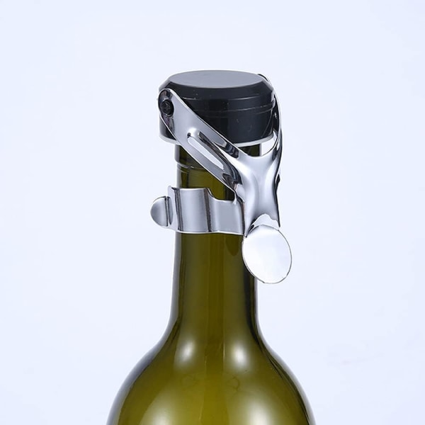 Champagne Prop til Vinflaske 4 Stykker Mousserende Vin Rustfrit Stål Ch