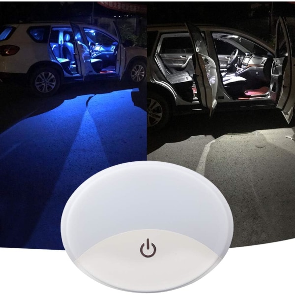 LED bil interiör taklampa universal tvåfärgad installation c