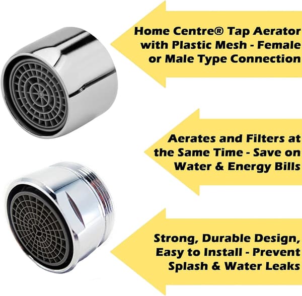 22mm Honkrona Mässing Köksbadkar Kran Aerator Splashpro