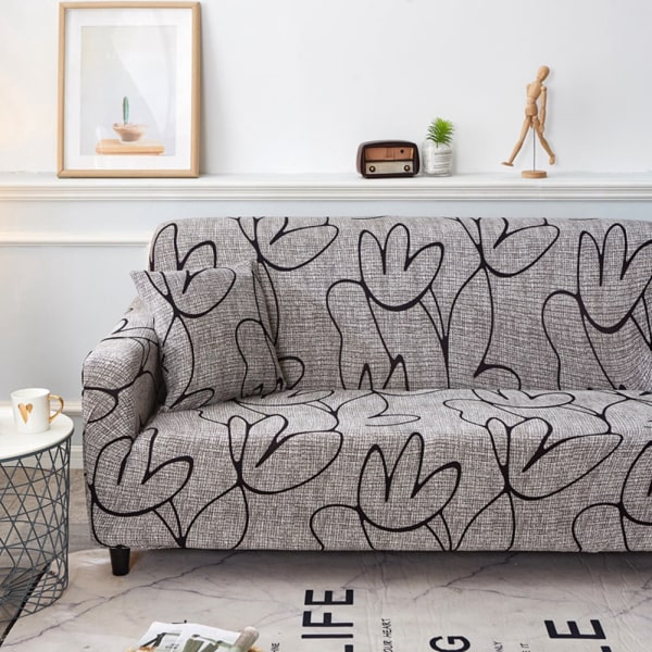 Soffaöverdrag Set Soffa Vattentät Elastisk Anti-Damm Soffa Överdrag Soffa Fodral Kudde Soffa Matta Skydd 180-235 cm