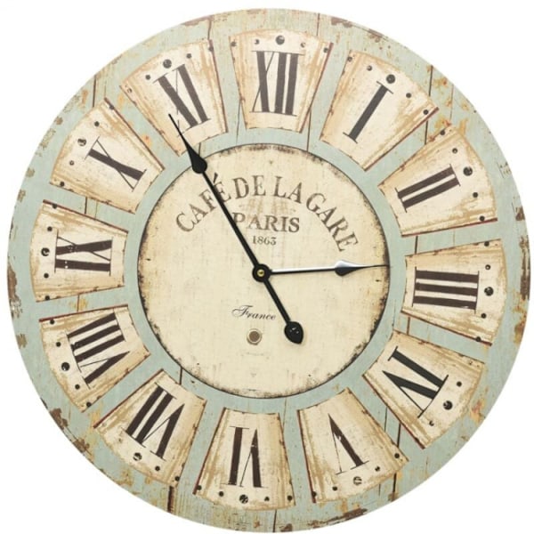 Väggklocka Multicolor 60 cm MDF