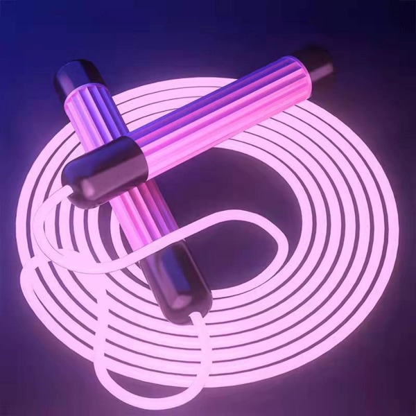 Led Light Jump Rope, Flashing Led Skipping Rope for Fitness, Comf