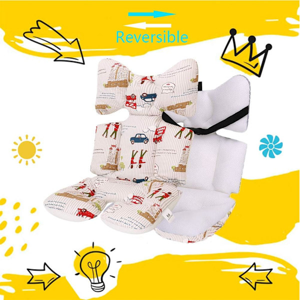 Reversibel seteunderlag for barnevogn Universal madrass Baby Supp