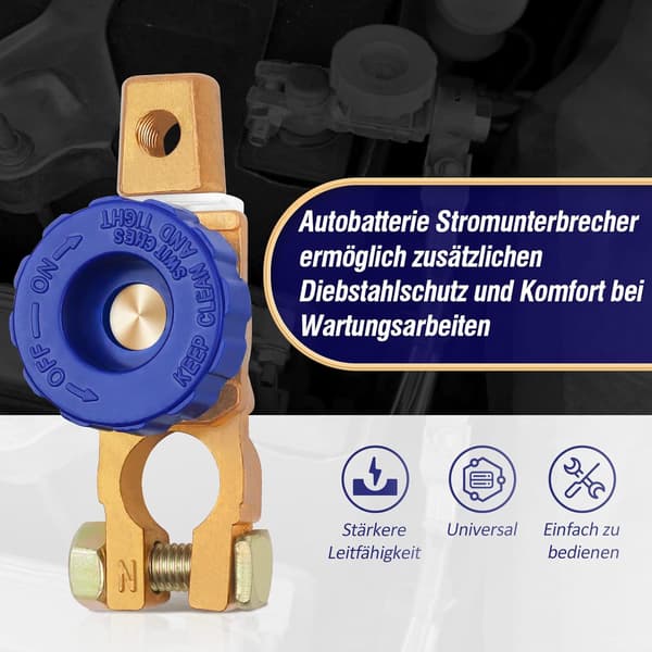 12V/24V Batteri Afbryder, Batteri Hovedafbryder, Batteri