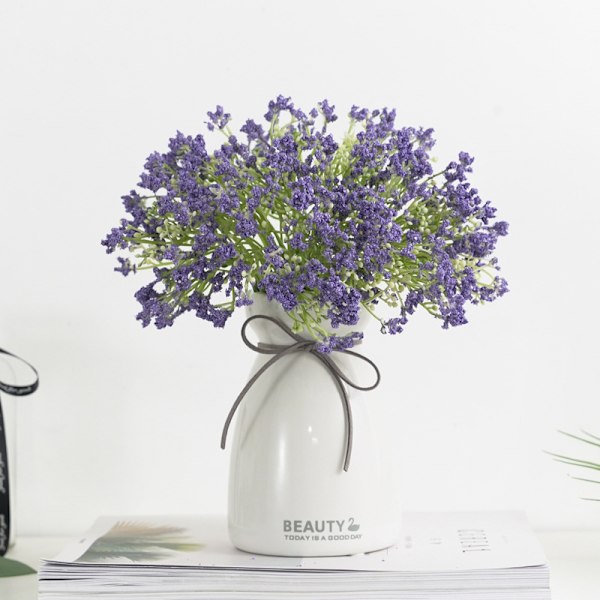16 Gypsophila håndbokstaver for bryllup, brud som holder blomster, Li