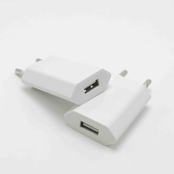 2 Pakke Oplader til iPhone / Samsung etc. 5V / 1A