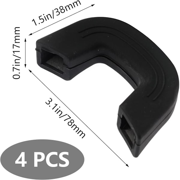 Köksskydd Finger Cooking Pot Holders 2 Par Pot Pot Han
