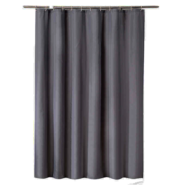 Lätt att rengöra vattentät duschdraperi Badrum duschdraperi 180 x 200 cm grå