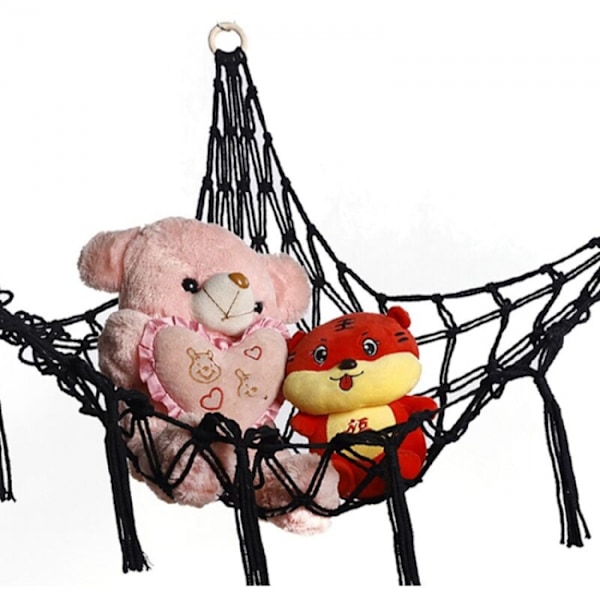 Plys hængekøje Børneværelse Opbevaring Børnehave Teddy Bear Netting Barn