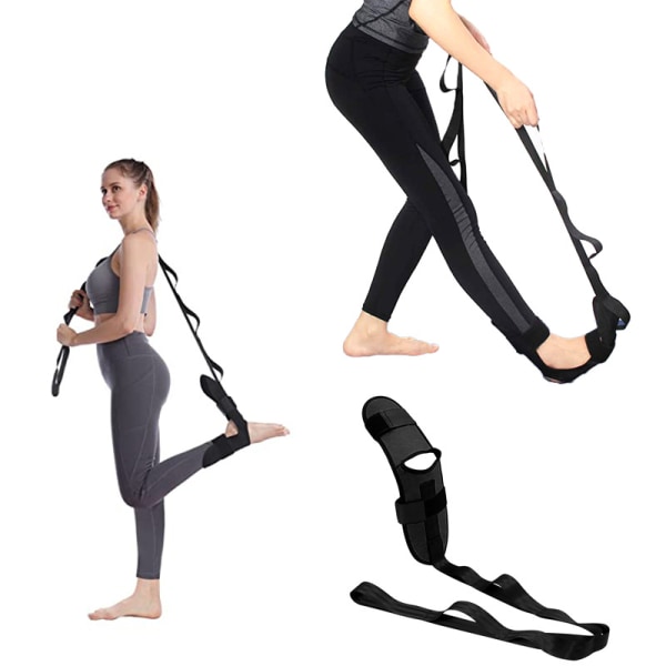 Yogastretchband, bensträckarband med, fascia stretch