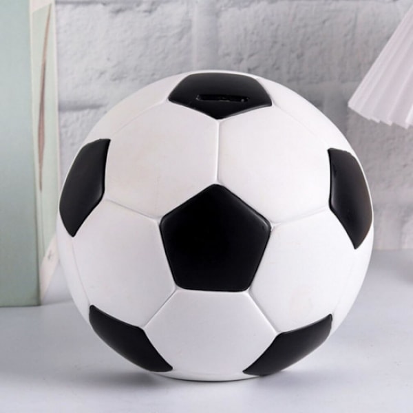 Fotbollsspargris, tecknad spargris, julklapp