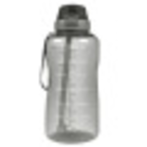 Pearl rare grande bouteille d'eau de 1600 ml avec horodatage Sans BPA non toxique Convient pour la salle de sport en plein air et le bureau Gris