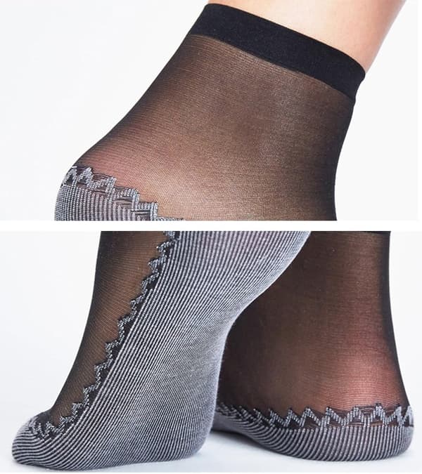 10 par silkebløde nylon korte ankelsokker til kvinder