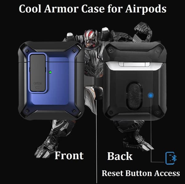 Airpods Case Cover, [Secure Lock] AirPod Protective Case Herr Dam