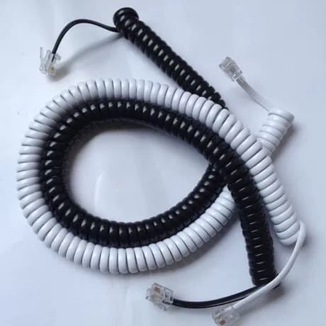 Telefonkabel, Telefonkabel, Handsetkabel, 2-pack, Universalt kompatibel