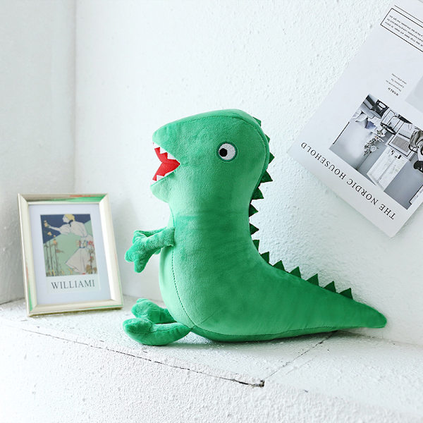 19cm Dinosaur Peppa Pig Anime Grøn Plys Legetøj