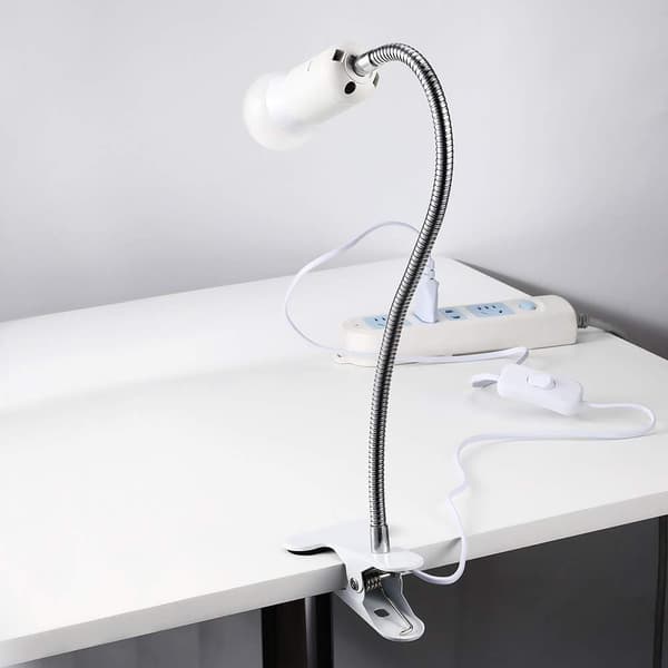 LED-bordslampsbas, 400 mm svanhalslamphållare, 360 grader