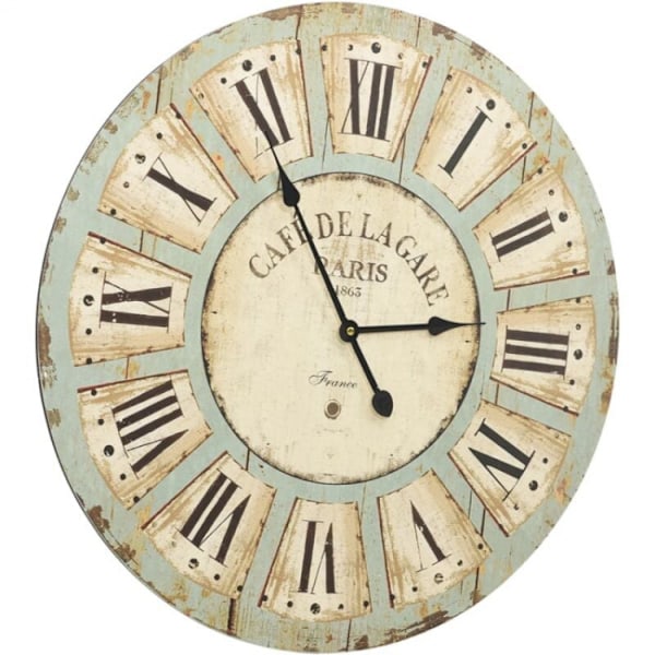 Väggklocka Multicolor 60 cm MDF
