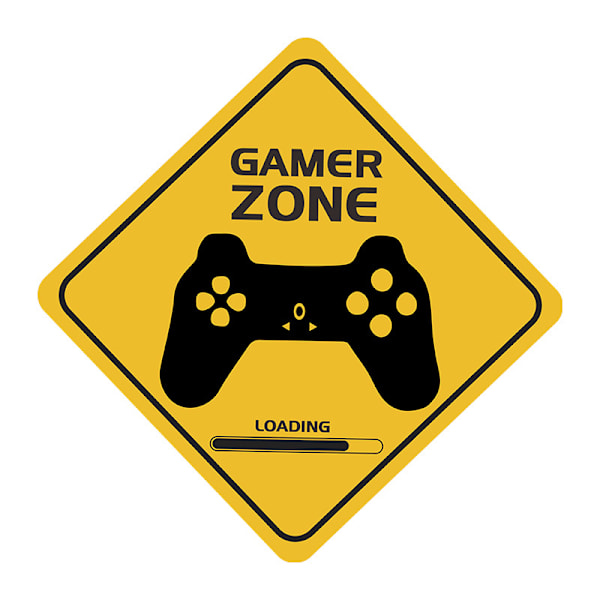 Gamer Zone Loading på arbejde Forstyr ikke Gamer på arbejde Dørstik