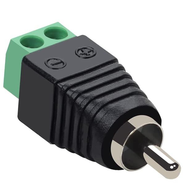 20 stk. RCA Phono han-hun lyd/video-stikadapter til AV