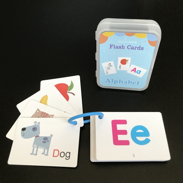 3 kpl Lapset Montessori Vauva Opi Englannin Sana Kortti Flashcards Cogn