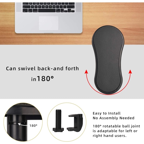 Justerbar Arm Rest Computer Armrest, Håndledsstøtte Mus Pa