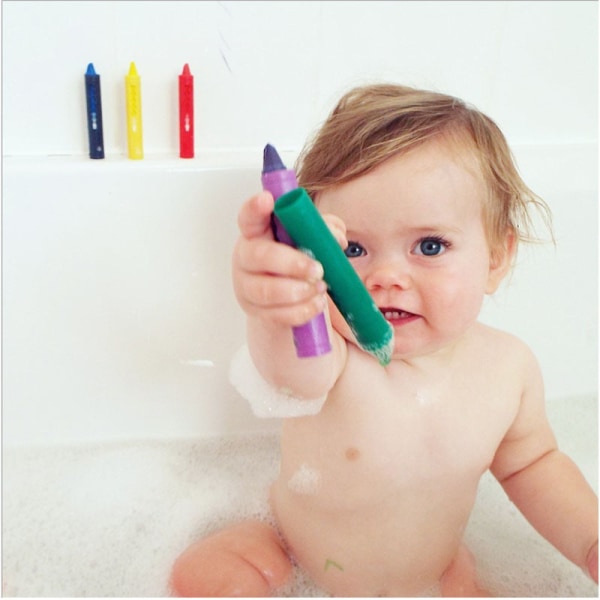 10 delar badkritor Toddler badleksak