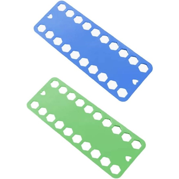 Broderigarnorganisator, 2 stk. Krysssting Garnholder, Plast