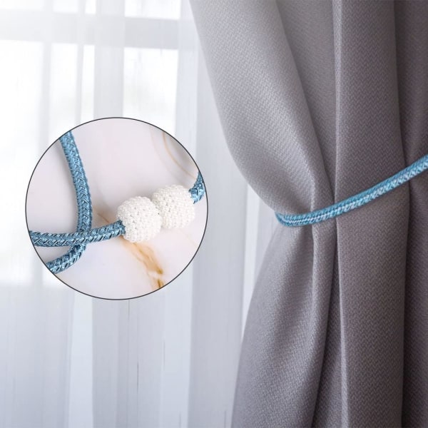 6 kpl verhonpidikettä, magneettiset verhonpidikkeet, magneettiset verhot