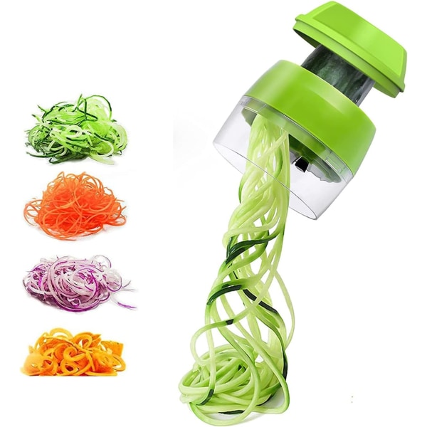 Bärbar grönsaksspiralizer, spiral grönsaksskärare, grönsak