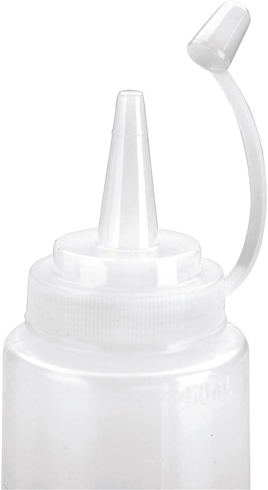 Vit plastflaska 4,5 x 18,5 cm, 250 ml