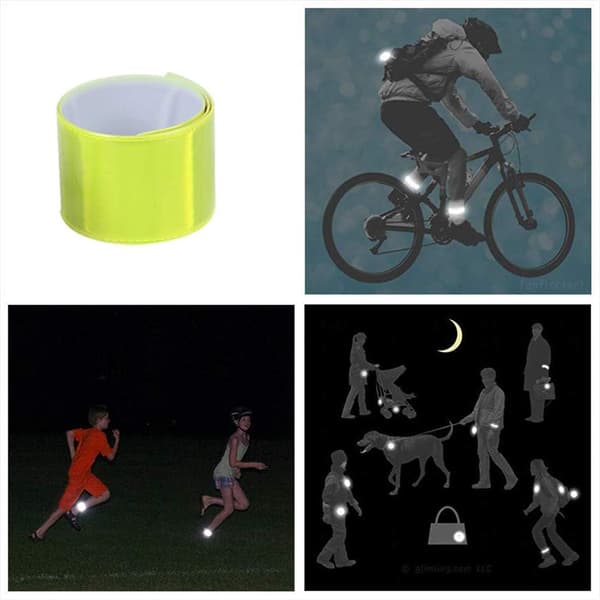 Reflekterande Armband 16PCS Reflextejp Barn Cykel Säker Ben Byxa
