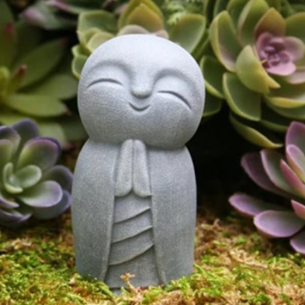 5*5*10 cm Jizo-statue Den perfekte lille Jizo-buddha til hjemmet