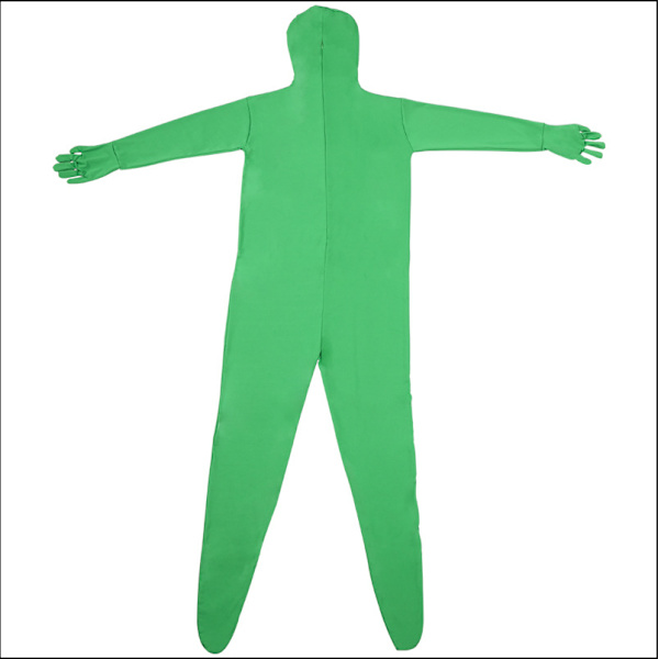 Stretch Body Green Screen Suit Video Farve Nøgle Komfortabel Baggr